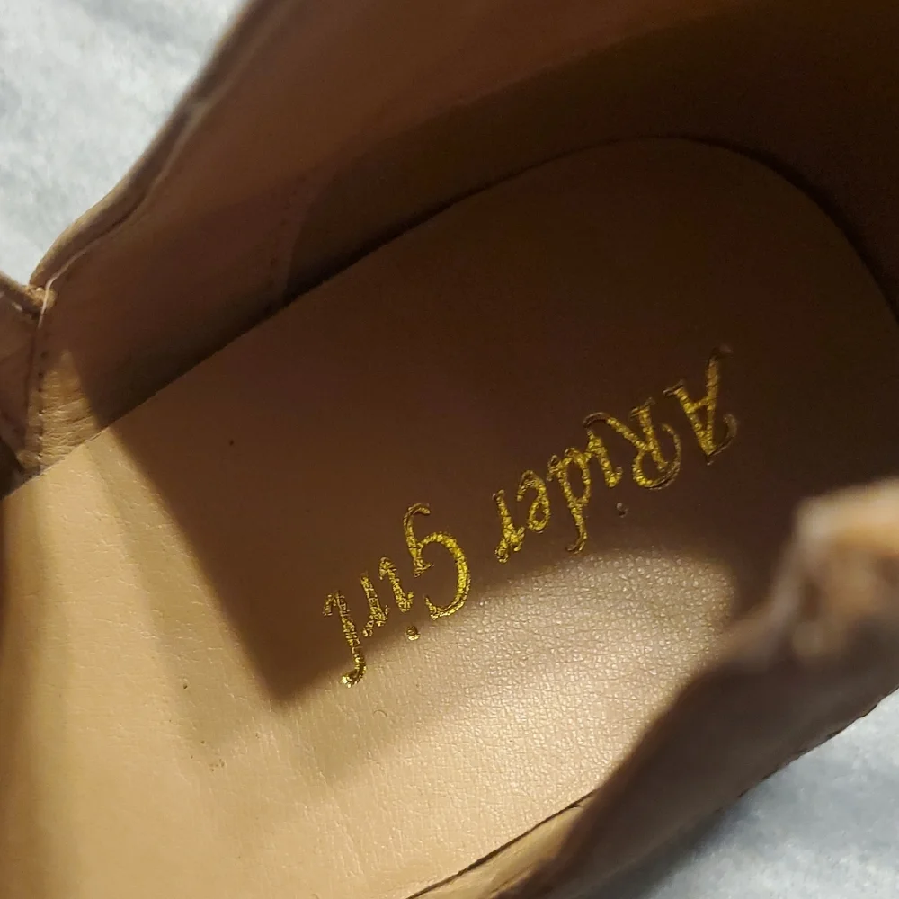 A Rider Girl Chic Bronze Women's Ankle Booties - Picture 2 of 14